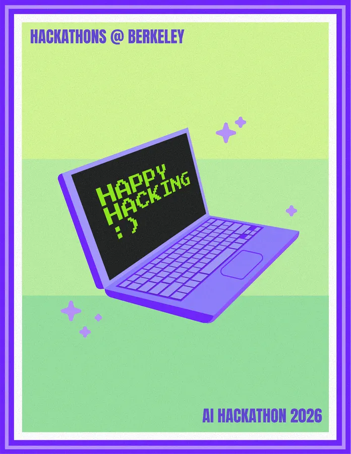 Happy Hacking poster, green colorway