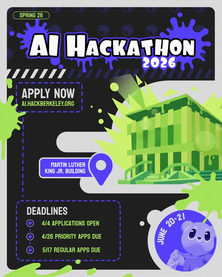 AI Hackathon 2026 announcement poster