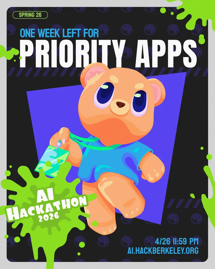 Priority applications deadline poster