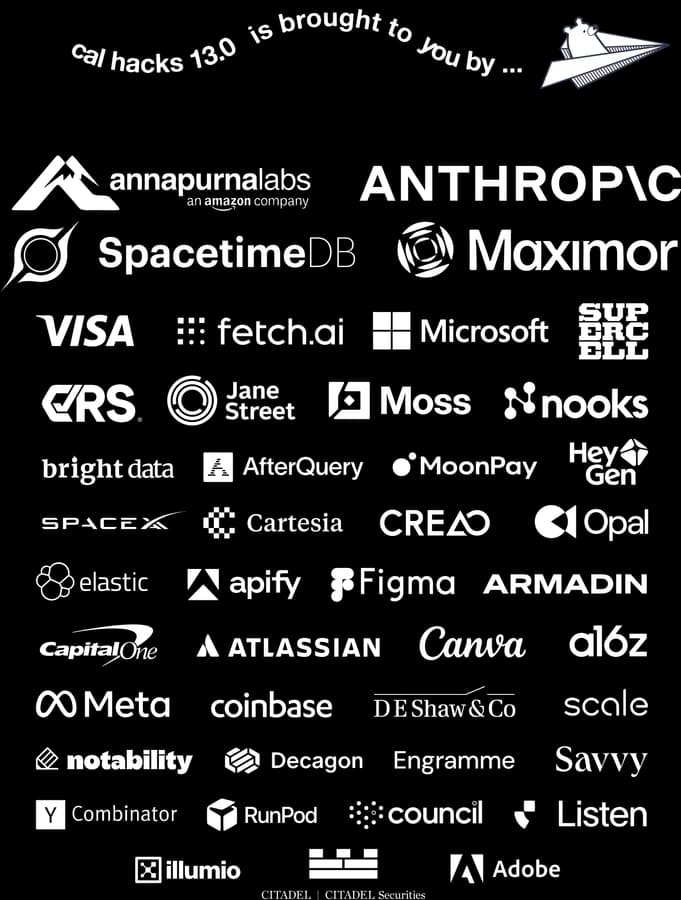 Sponsor wall lockup, monochrome